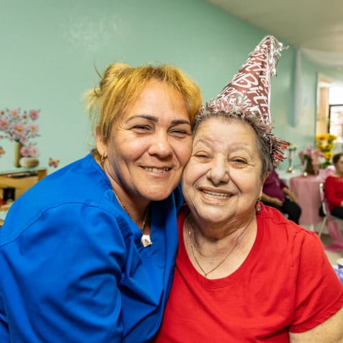 giving a hub at los abuelos